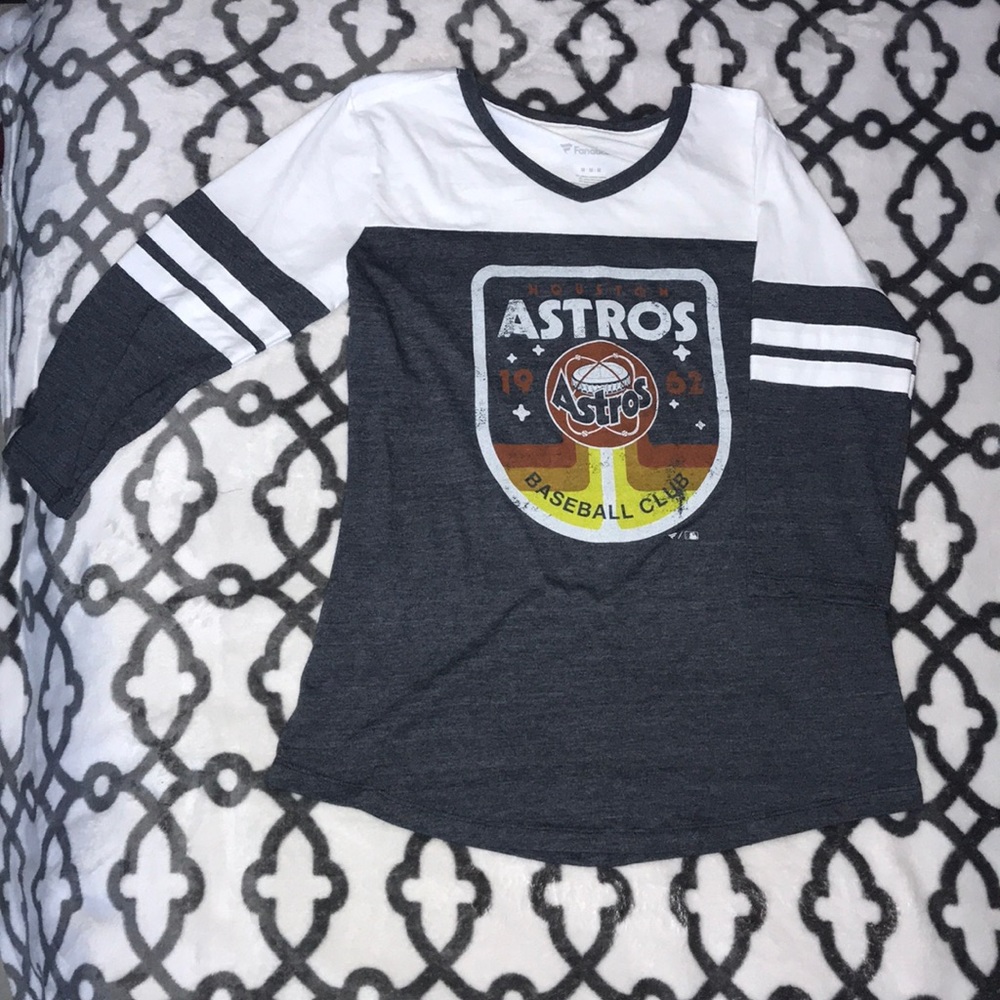 Astros Mid Sleeve Top